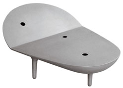 Kopf um 1964
Polyesterobjekt gef�rbt
92 x 68 x 28 cm