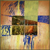 �bermalung,  Weinviertel, 1977, 100 x 100 cm 