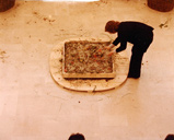Auff�hrung Kompost-Komposition
Museum Moderer Kunst, Bologna 1977 
20 x 25 cm 
